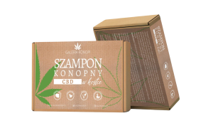 Konopny szampon CBD w kostce