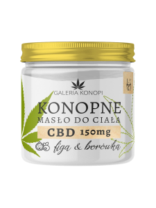 Masło CBD do ciała figa&borówka 120ml.